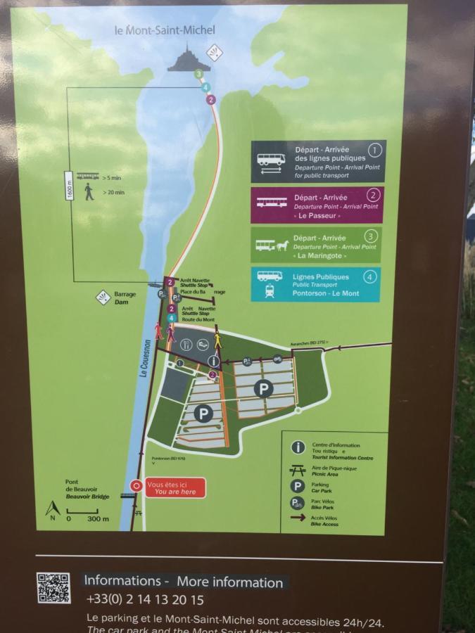 Appartement Familial Le Tanis Pontorson Zewnętrze zdjęcie